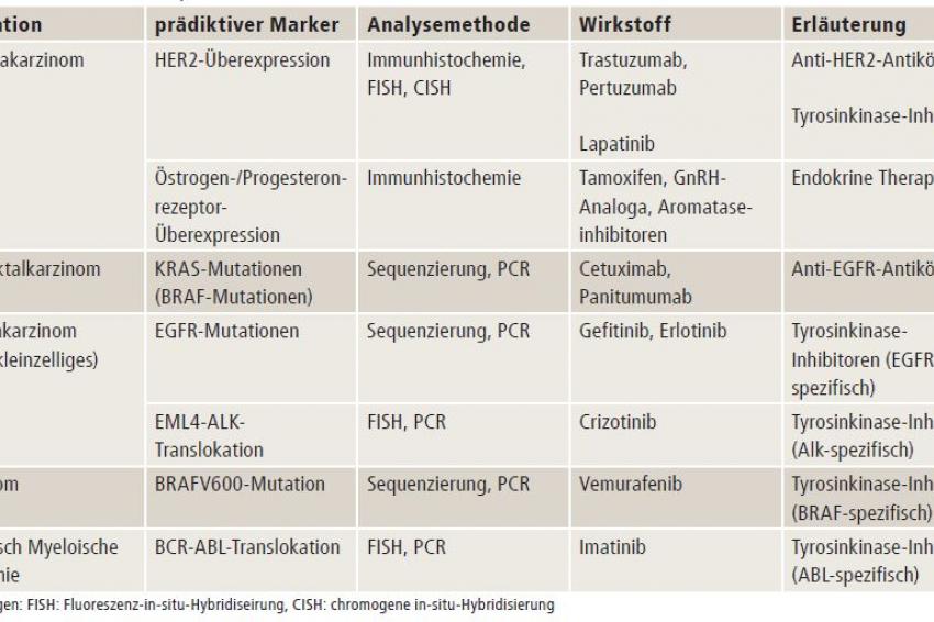 Molekulargenetische Diagnostik In Der Onkologie: Zielgerichtete ...