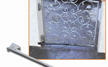 Spezialtürschließer für Drehtüren auch ohne Rahmen