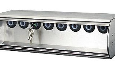 Kompaktes Schlüsselmanagement - Sichere Schlüsselverwaltung - Schlüsselkabinett für acht Schlüssel