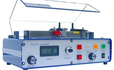 Horizontaler/2-dimensionaler  Pipettenpuller zum Ziehen von Glaskapillaren und Pasteurpipetten