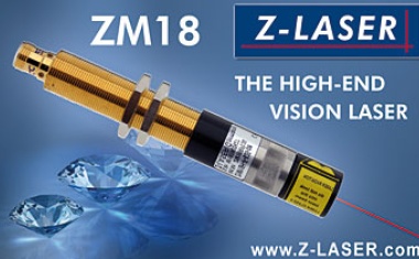 ZM18-Laser für die strukturierte Beleuchtung räumlicher Konturen von bewegten und unbewegten Objekten