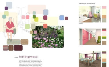 Farb- und Materialkonzepte für Wohlbefinden, Orientierung, Anregung