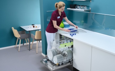 Frischwasserspüler mit integrierter Trocknung