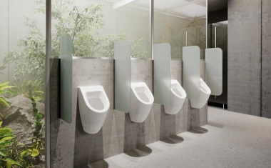 Berührungslose Urinal-Spültechniken von Viega