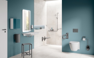 Barrierefreie Sanitärausstattung: Serie 477/801 Edition matt