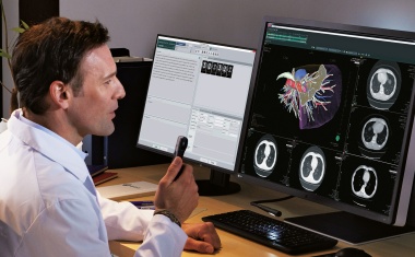 Komfortables Befunden in der Radiologie
