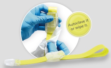 134° C dampfsterilisierbarer Venenstauer mit Silikonband