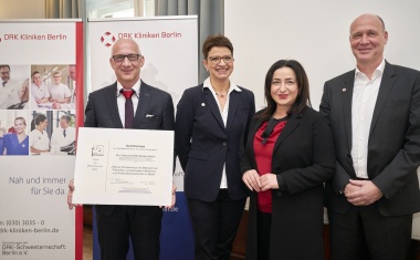 DRK Kliniken Berlin erhalten als erster Klinikverbund in Berlin das MRE-Siegel