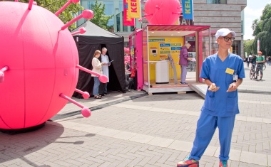 Info-Aktion zum Thema „Keime im Krankenhaus