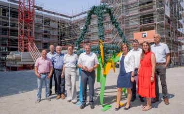 Richtfest für den Klinikneubau in Stuttgart-Gerlingen