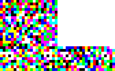 Echtheitsnachweis auf farbenfrohem Barcode