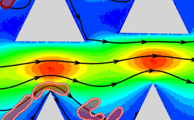 Trennung steifer und weicher Blutzellen