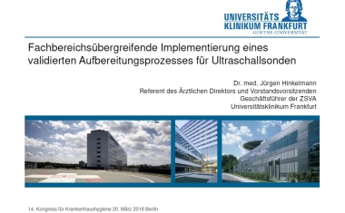 Aufbereitung von semikritischen Ultraschallsonden - Wie ist der Stand? Nanosonics Europe - Teil 2