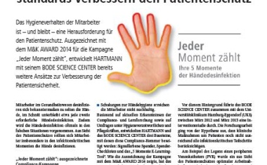 Compliance-Forschung: optimierte Pflegestandards verbessern den Patientenschutz