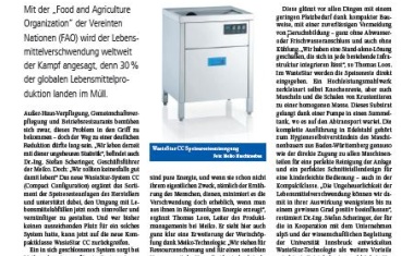 Speiseresteentsorgung: Hygiene im Spülbereich