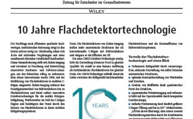 Ziehm Imaging:10 Jahre Flachdetektortechnologie