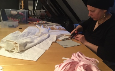 Clementinenhaus erhält selbstgenähte Mundschutzmasken