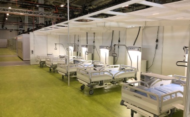 Berlin baut in Rekordzeit ein modernes Corona-Behandlungszentrum auf