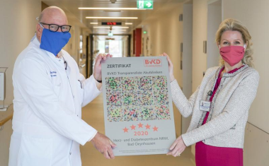 Fünf-Sterne-Auszeichnung für das Diabeteszentrum Bad Oeynhausen