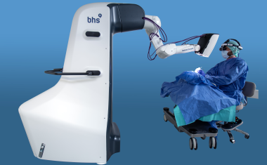 Operieren mit einem Kopfnicken