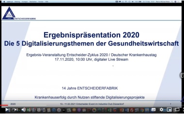 Ergebnisse der Digitalisierungsthemen / Deutscher Krankenhaustag 2020