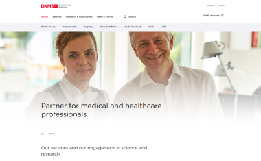 DKMS startet Online-Plattform für medizinisches Fachpersonal