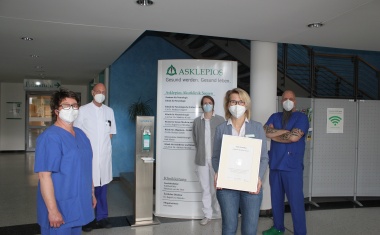 „Aktion saubere Hände“ verleiht Asklepios Klinik Schildautal Seesen Gold-Status für beste Hygiene