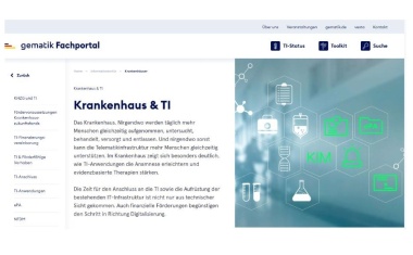 E-Health in der Klinik: Neues Fachportal der Gematik