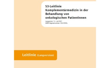 S3-Leitlinie zur komplementärmedizinischen Behandlung von onkologischen Patienten erschienen