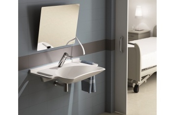 Waschtischarmatur für Pflegeeinrichtungen