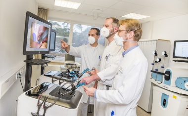 Laparoskopie-Trainer simuliert Bauch OPs