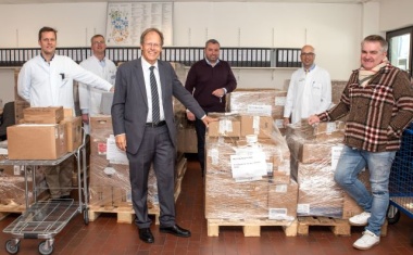 Medizin für die Ukraine: Uniklinikum Bonn ermöglicht Spende