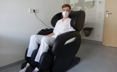 Massagesessel für Pflegekräfte