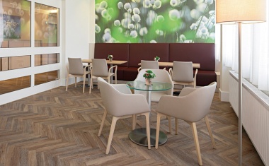 Designbodenbeläge im Healthcare-Bereich