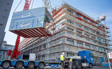 Cadolto realisiert Bettenhaus am Universitätsklinikum Halle in Modulbauweise