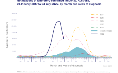 Atemwegsinfektionen 2022: Hohe und frühe Erkrankungswellen
