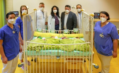 Vierlinge am Dresdner Uniklinikum geboren