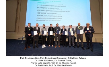 UKE: Thomas Renné erhält Preis der Deutschen Hochschulmedizin