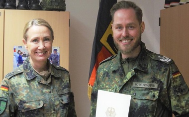 PD Dr. Valentin Schäfer zum beauftragten Sanitätsstabsoffizier berufen
