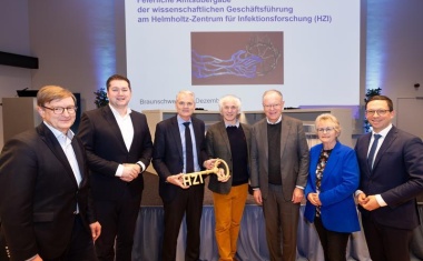 Feierliche Amtsübergabe am HZI