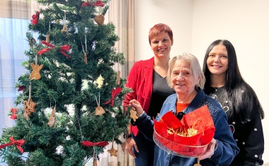 Essbare Weihnachtsdeko für Senioren im Memory Zentrum