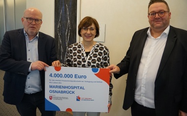 Bauarbeiten für ein neues Zentrallabor am Marienhospital Osnabrück starten