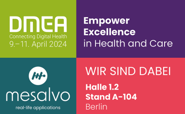 Mesalvo stellt seine Lösungshighlights auf der DMEA in Berlin vor
