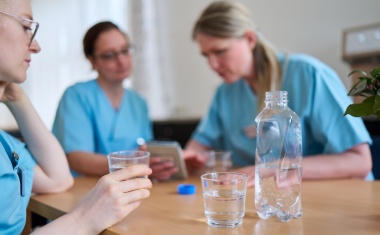 Frisches Trinkwasser auf Knopfdruck