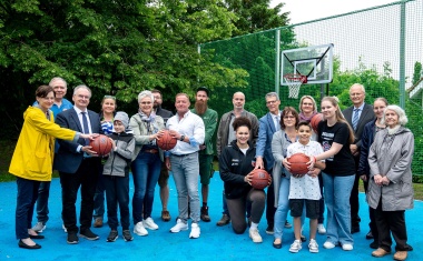 Sportgarten für krebskranke Kinder eröffnet
