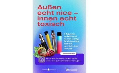 Bunt und gefährlich: Auch harmlos wirkende E-Zigaretten sind gesundheitsschädlich