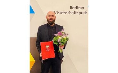 Prof. Kerem Böge erhält Berliner Nachwuchs-Wissenschaftspreis