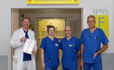 Brustschmerz-Zentrum (CPU) der Zentralklinik Bad Berka erneut ausgezeichnet