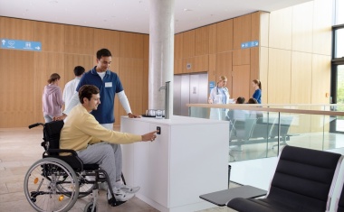 Barrierefreie Trinkwasserquelle