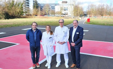 St. Augustinus-Krankenhaus Düren: Neue Hubschrauberlandestelle für schnelle Luftrettung von Notfallpatienten